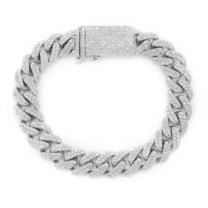10MM Miami Cuban Link Diamond Bracelet 14k  5.00ctw