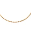 1.5MM Rope 14k Solid Gold Chain