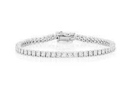 14k white gold bracelet with diamonds diamond accent bracelet