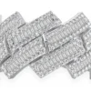Raised Baguette Miami Cuban Ring