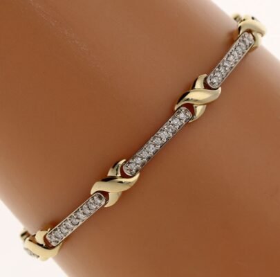 bracelet diamond gold